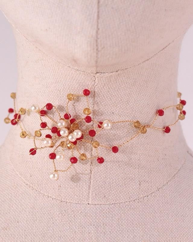 CHOKER ALAMBRE FLOR