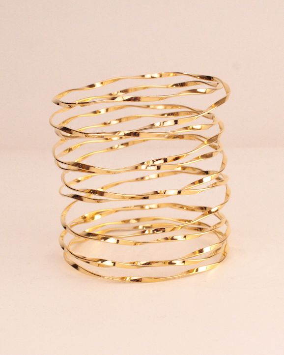 BRAZALETE ACERO INFINITO DORADO