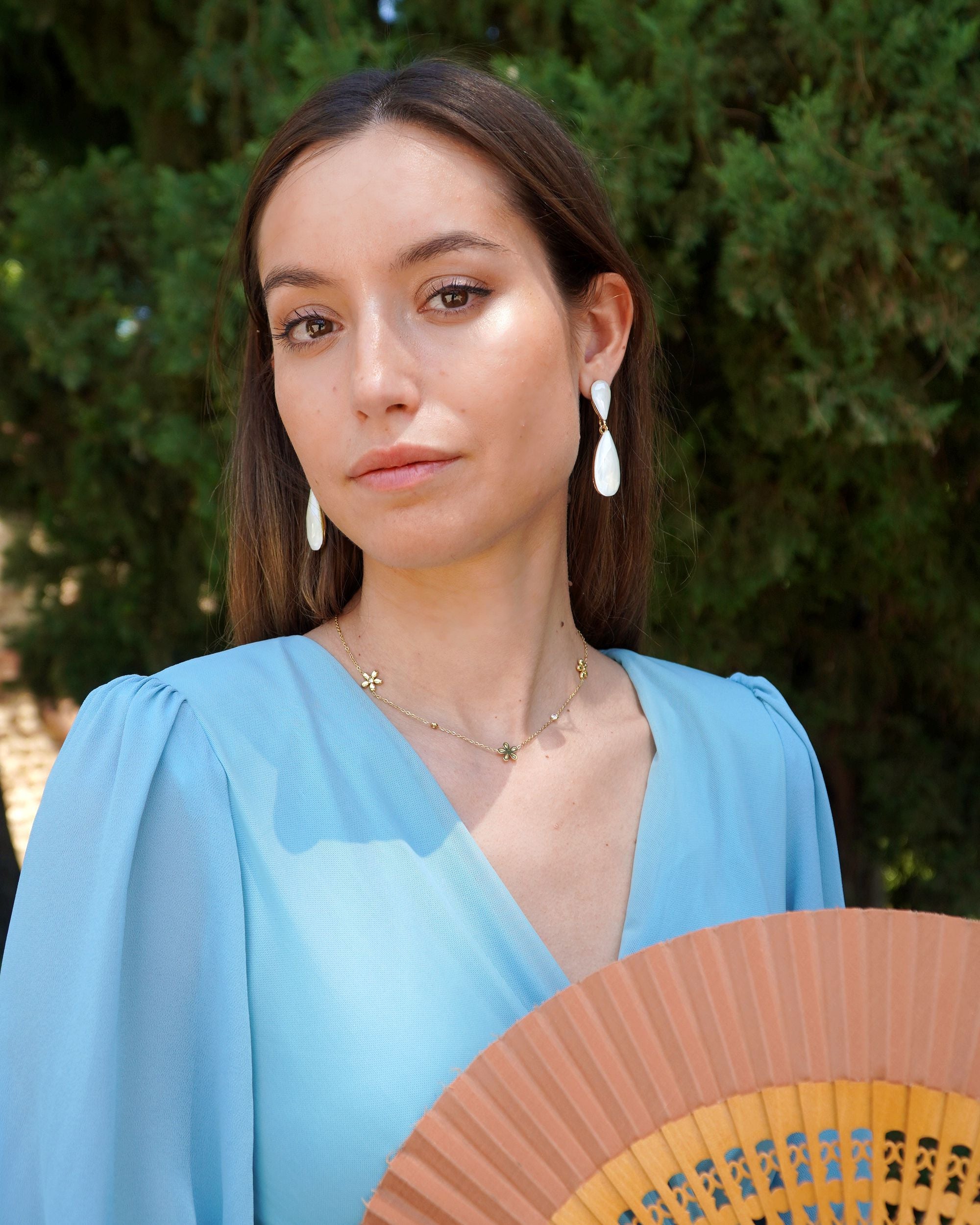 PENDIENTES DOBLE GOTA FIESTA