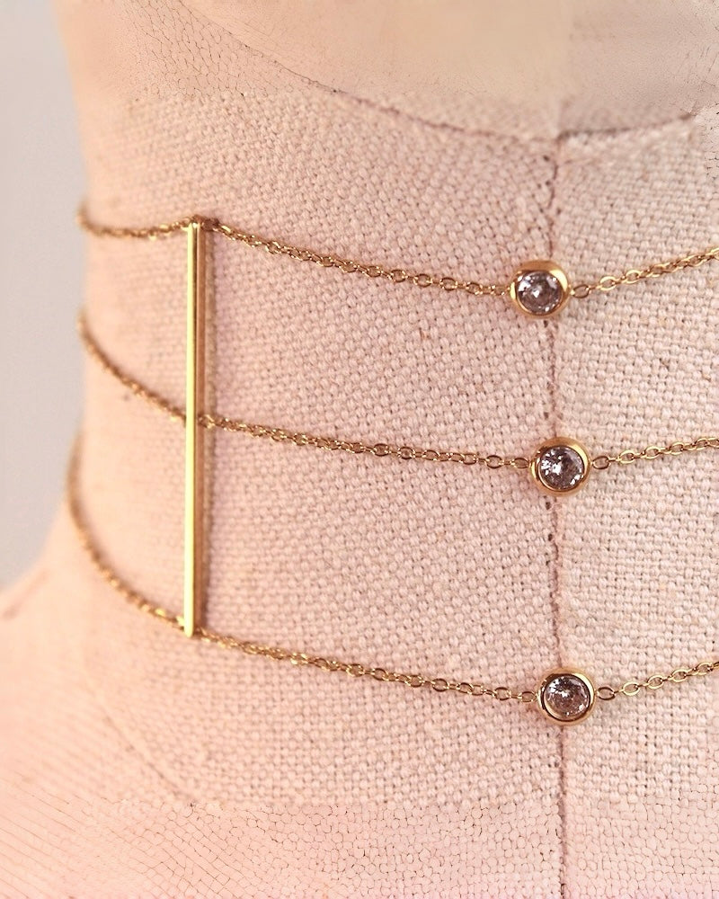 CHOCKER CIRCONITAS TRIPLETS