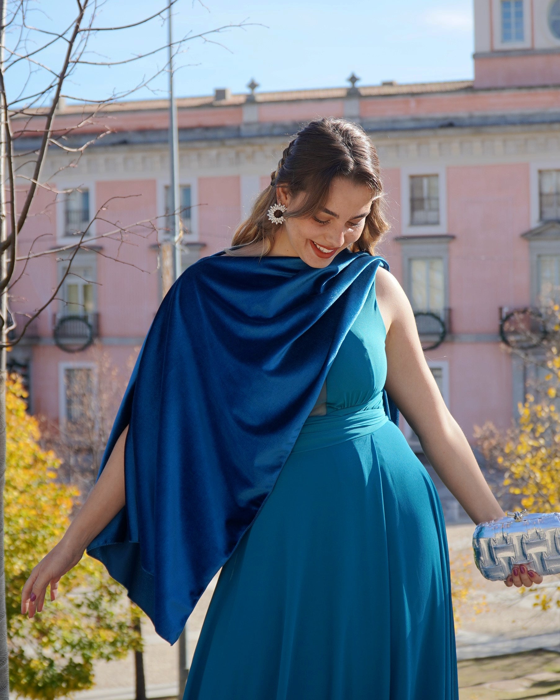 PONCHO DE TERCIOPELO