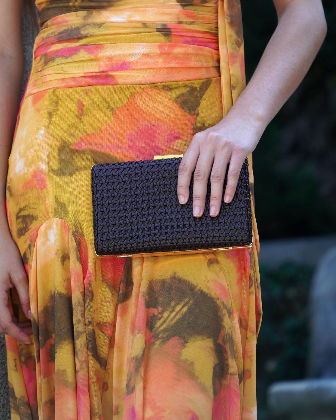 CLUTCH POLIPIEL TRENZADO