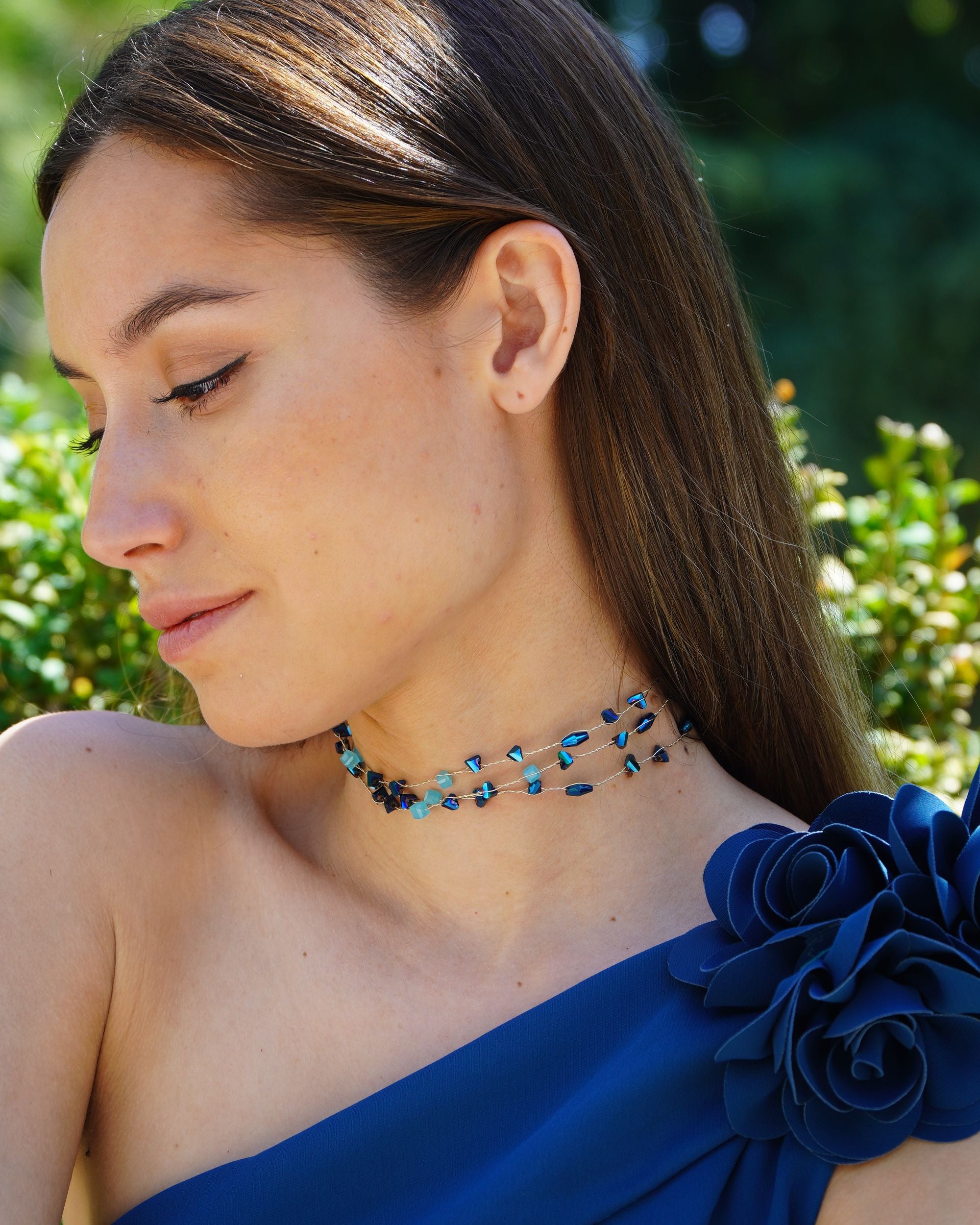 CHOCKER TURQUOISE