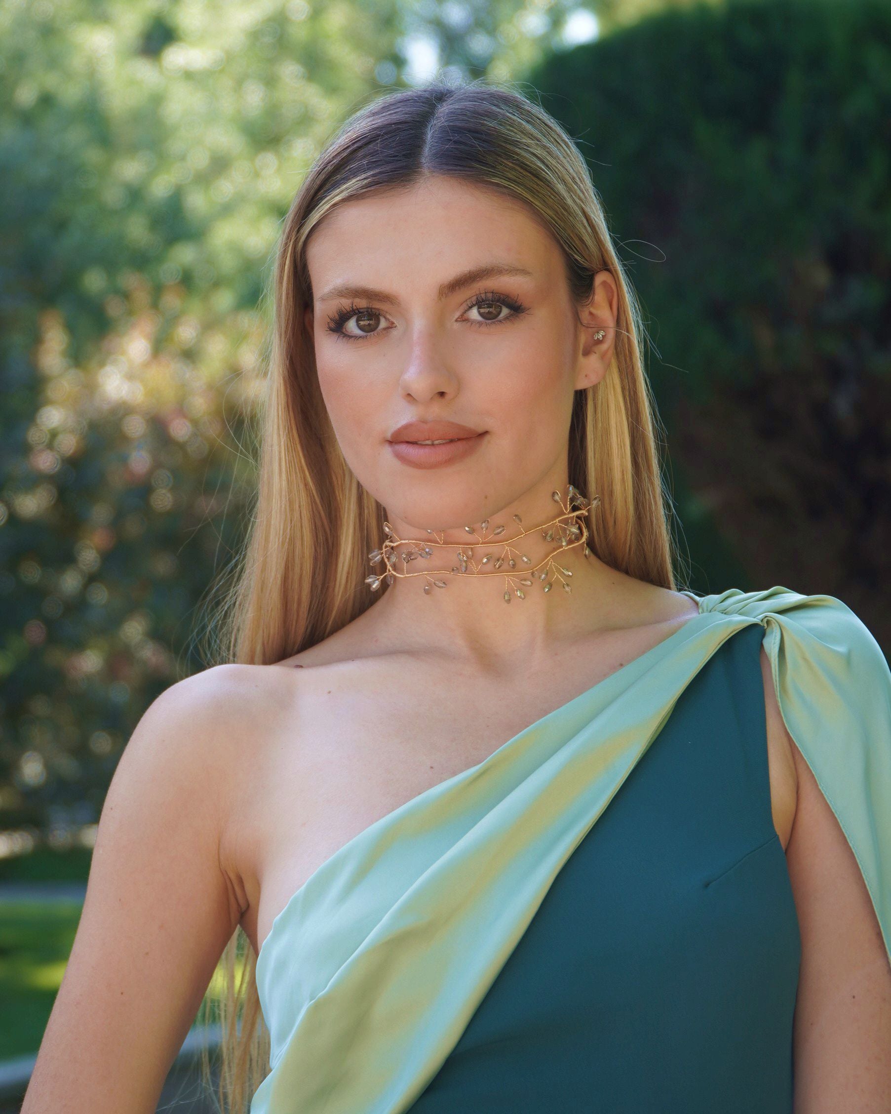 CHOCKER ALAMBRE CRISTAL