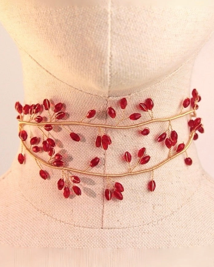 CHOCKER ALAMBRE CRISTAL