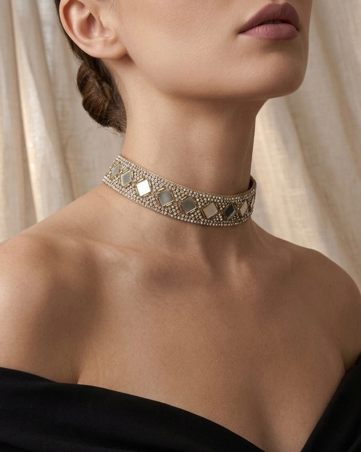 CHOCKER MALLA ESPEJOS