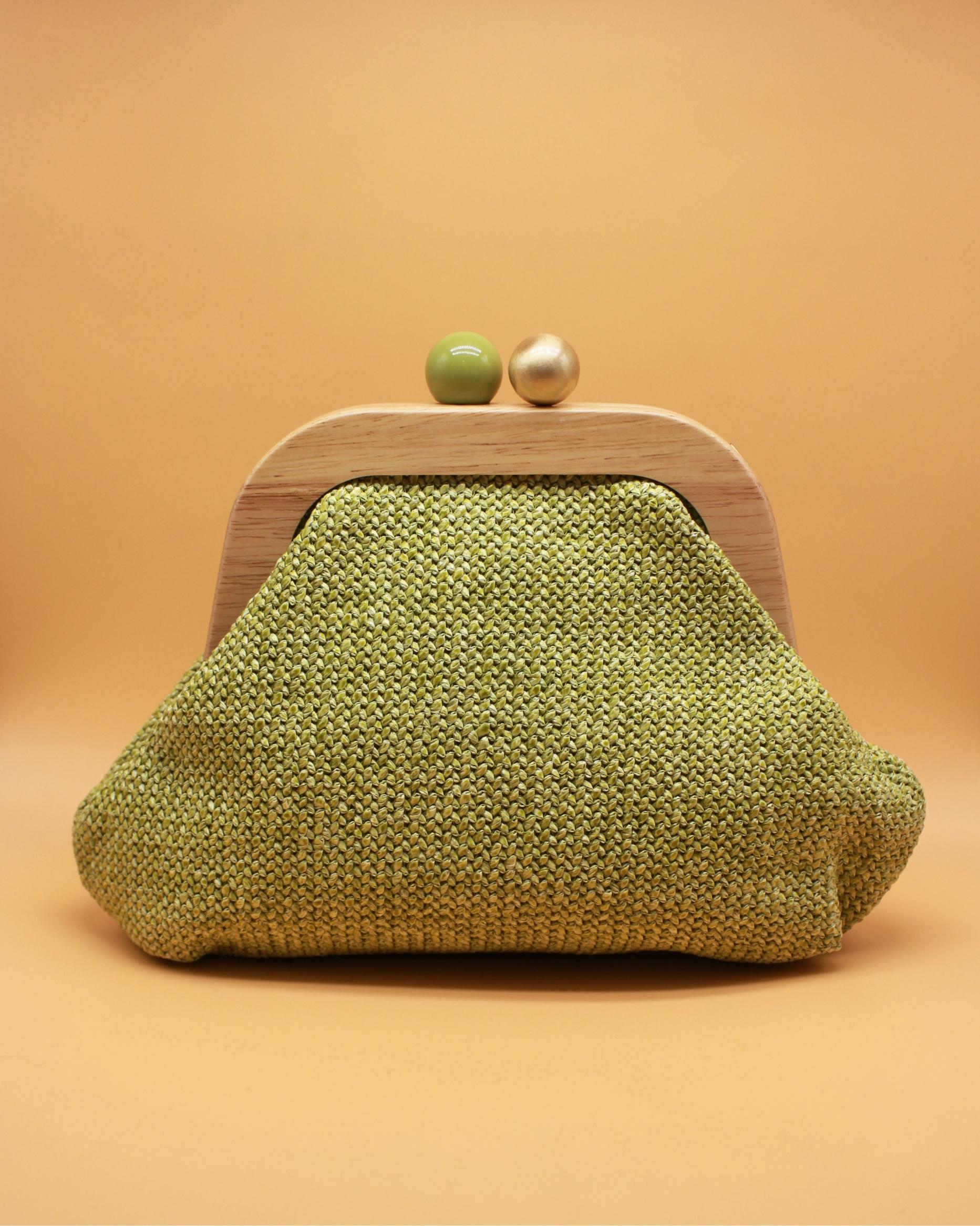 BOLSO DE MANO RAFIA