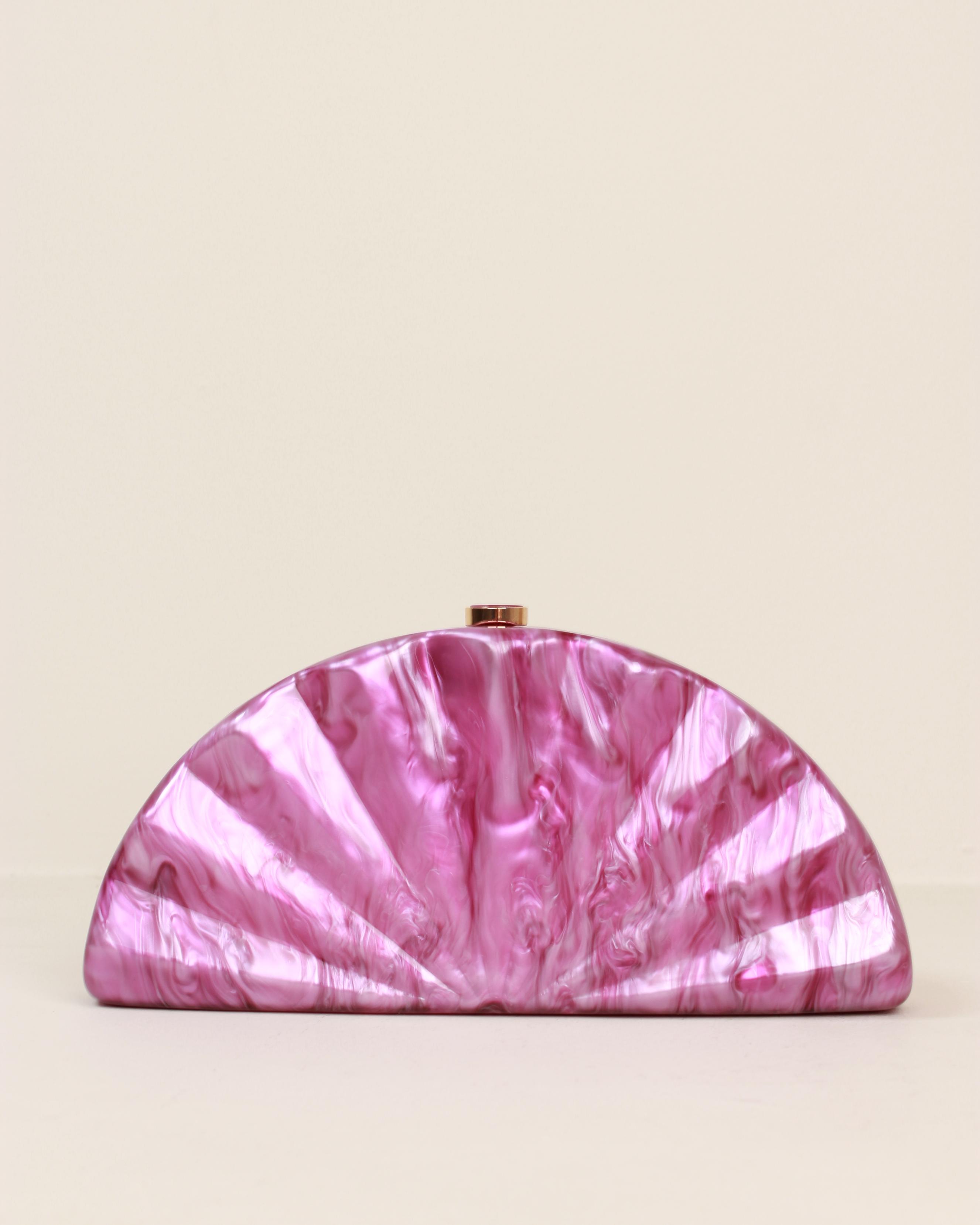 CLUTCH ABANICO NACARADO