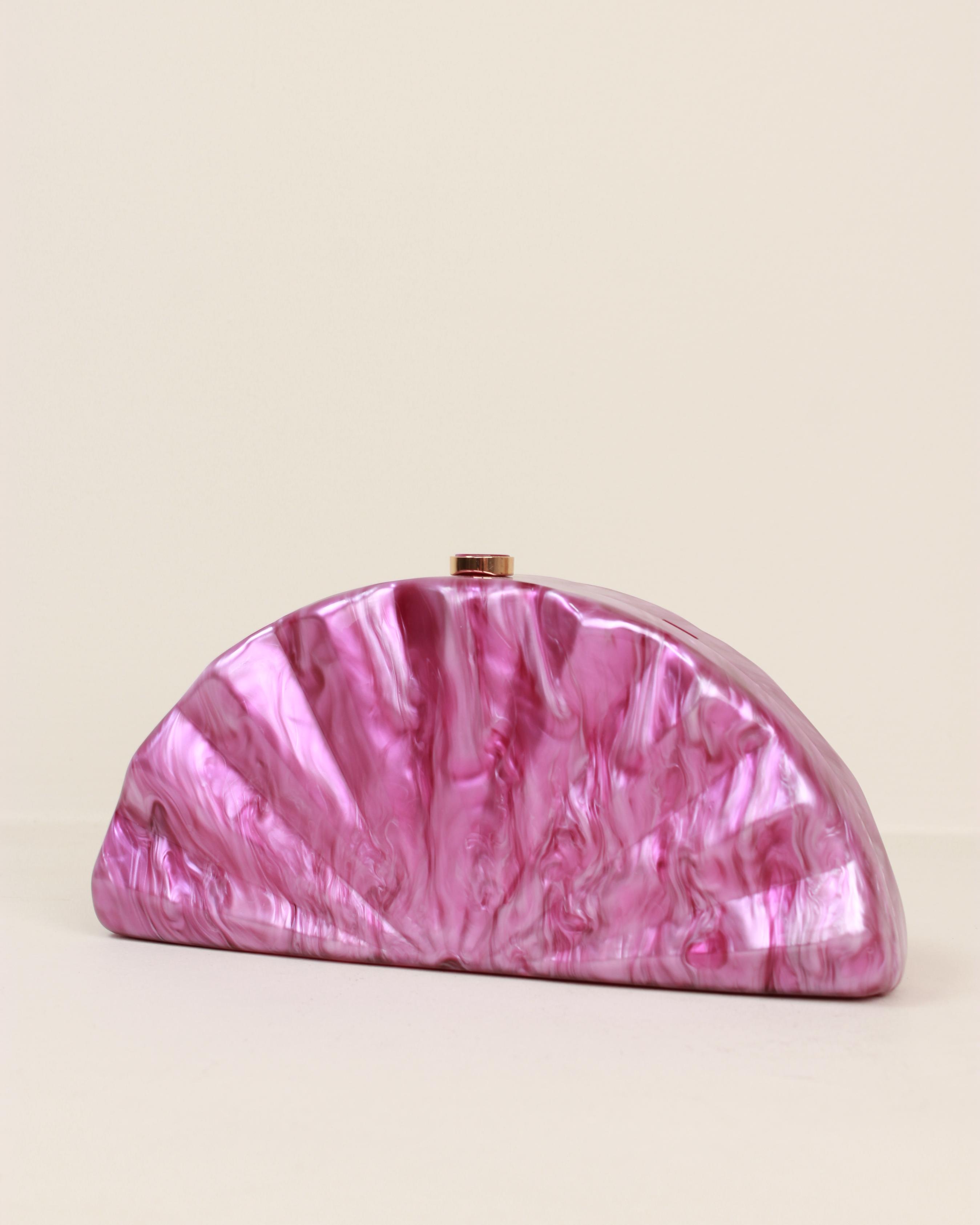 CLUTCH ABANICO NACARADO