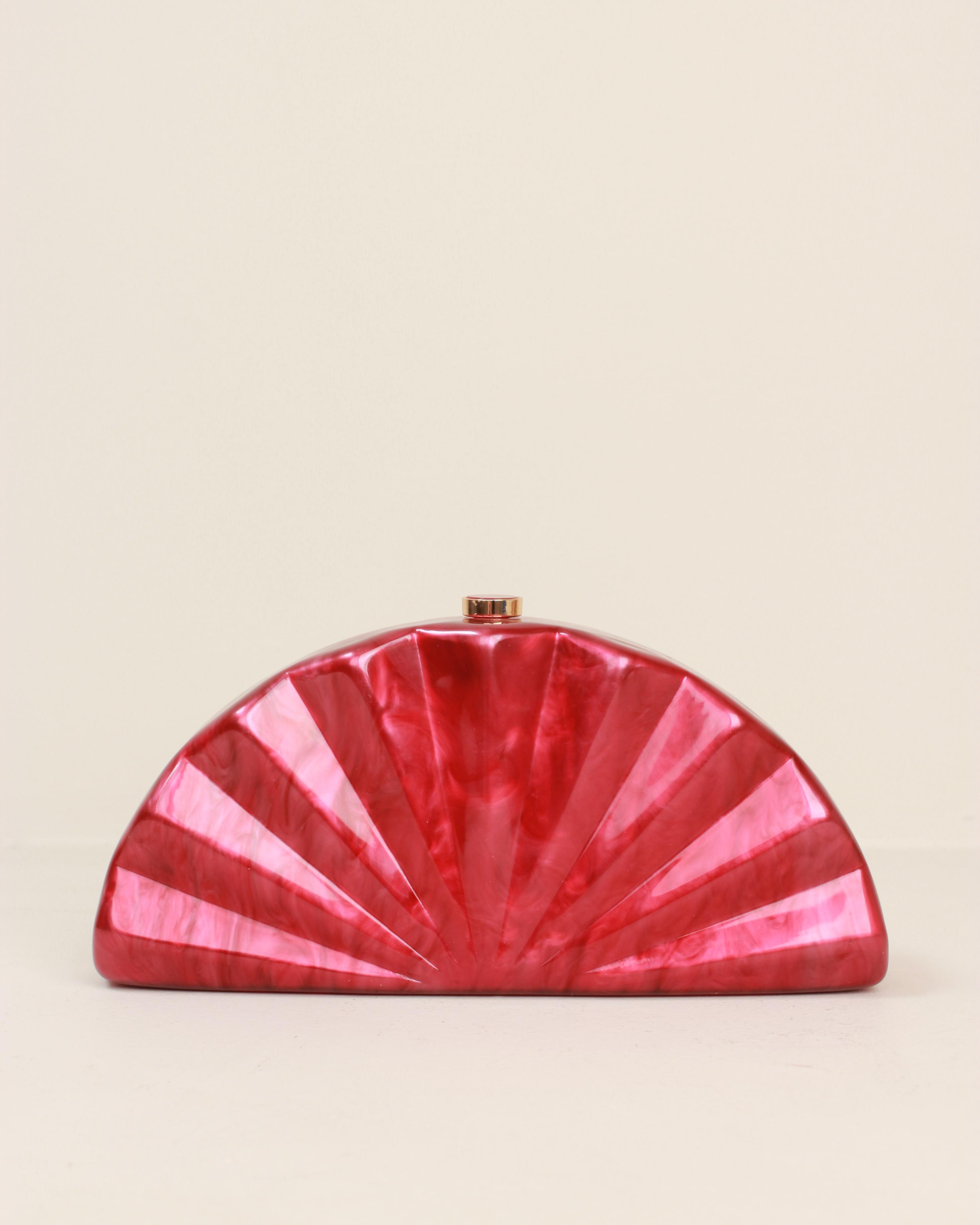 CLUTCH ABANICO NACARADO