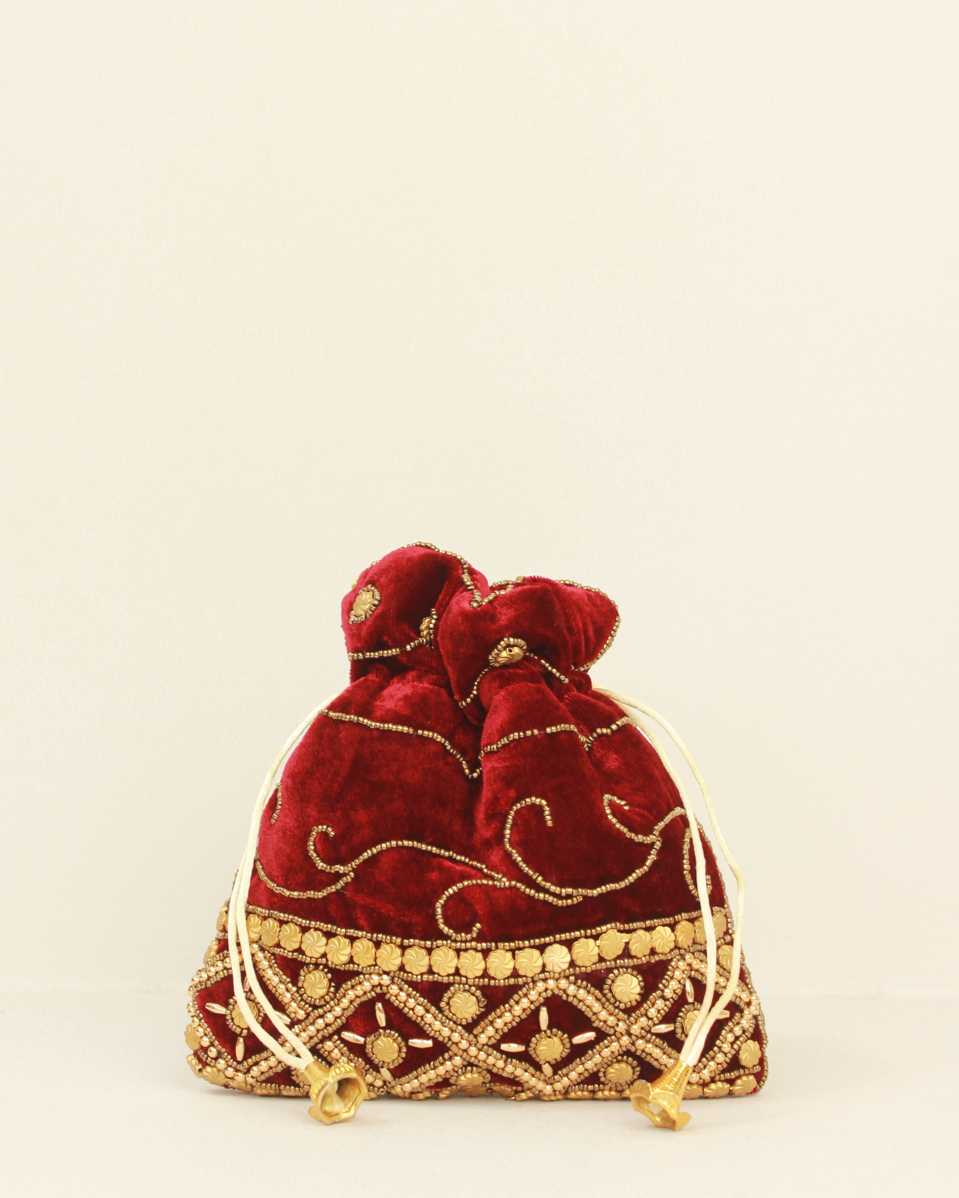 BOMBONERA DE TERCIOPELO PLANA