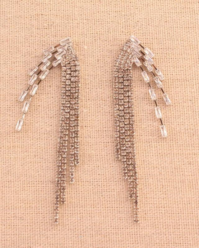 PENDIENTES BRILLO LLUVIA