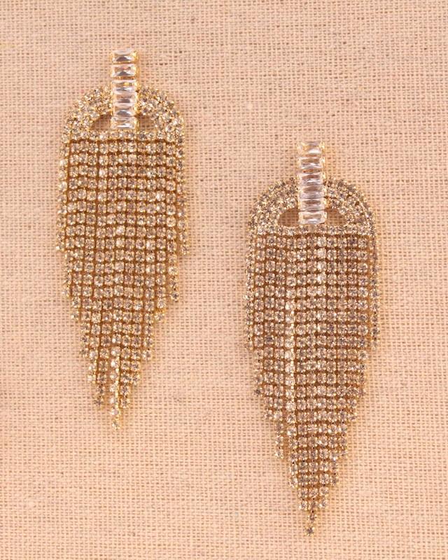 PENDIENTES BRILLO CASCADA