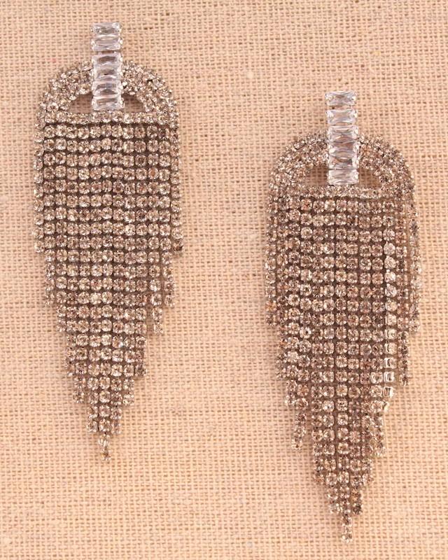 PENDIENTES BRILLO CASCADA