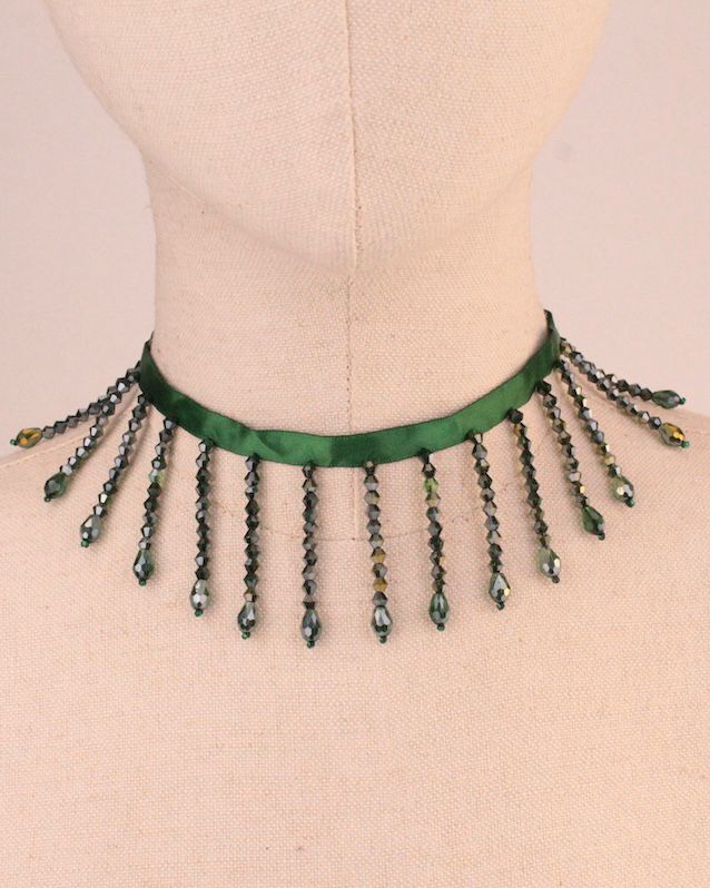 COLLAR CHOCKER ROMBO NEGRO