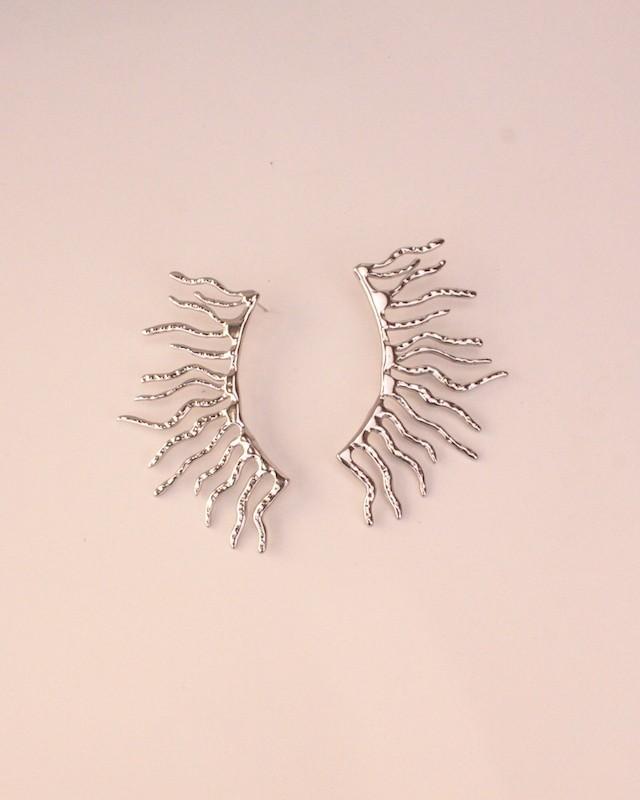 PENDIENTES RAYO DE SOL ACERO