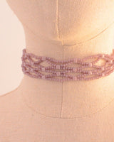 CHOCKER ACERO MALLA BOLITAS