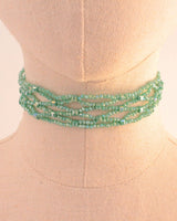 CHOCKER ACERO MALLA BOLITAS