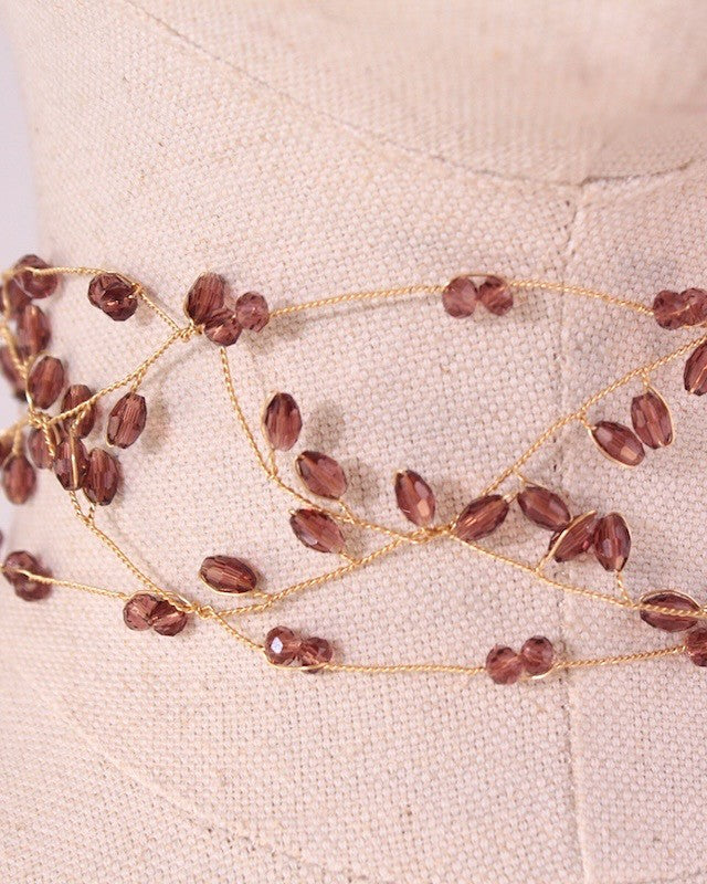 CHOCKER ALAMBRE PEPITAS