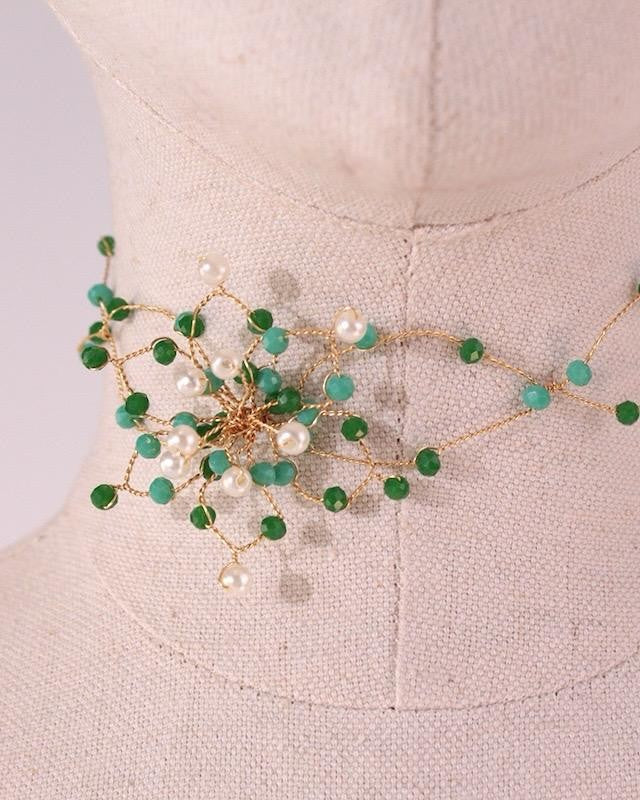 CHOKER ALAMBRE FLOR