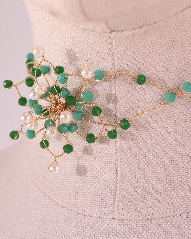 CHOKER ALAMBRE FLOR