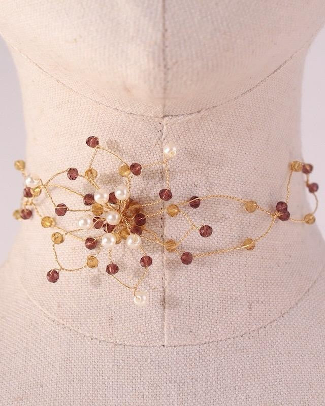 CHOKER ALAMBRE FLOR