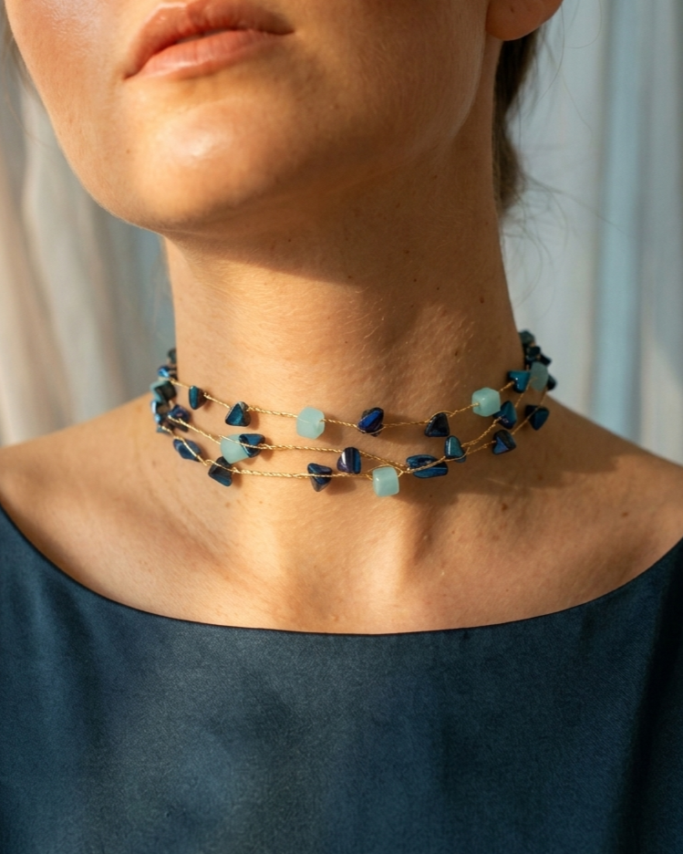 CHOCKER TURQUOISE