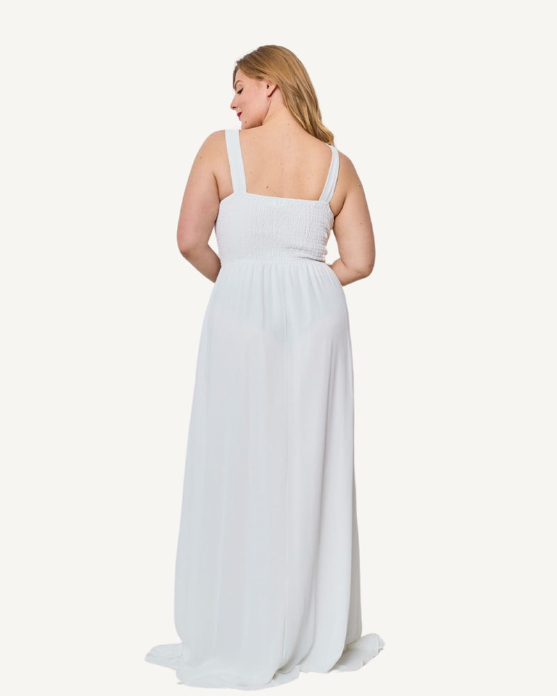 VESTIDO GRECIA CURVYS BLANCO