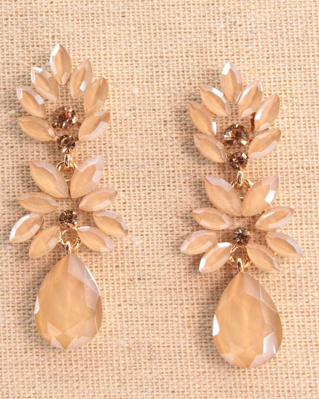 PENDIENTES FLORAL Y GOTA