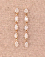 PENDIENTES GOTAS CASCADA BLANCO