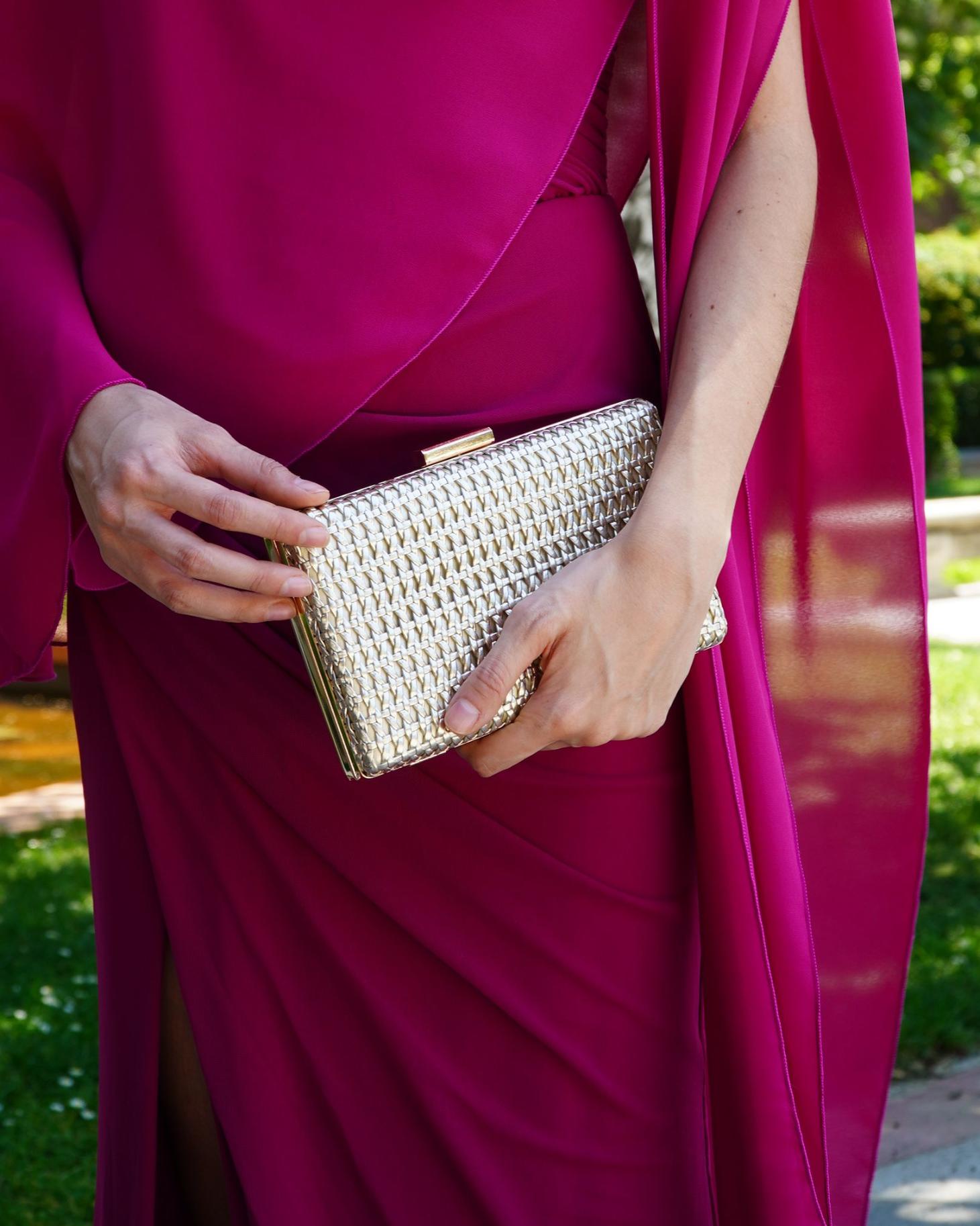 CLUTCH POLIPIEL TRENZADO