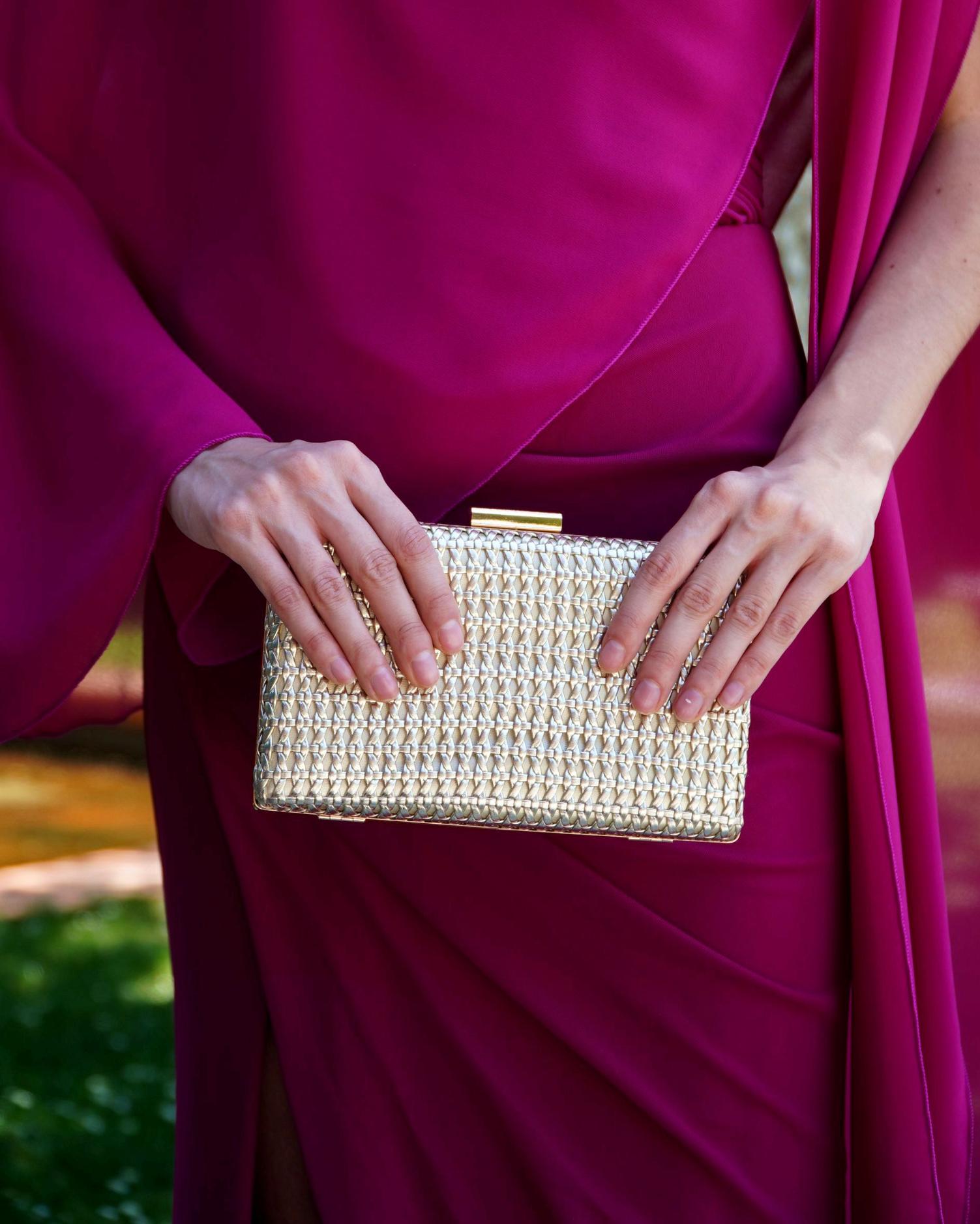 CLUTCH POLIPIEL TRENZADO