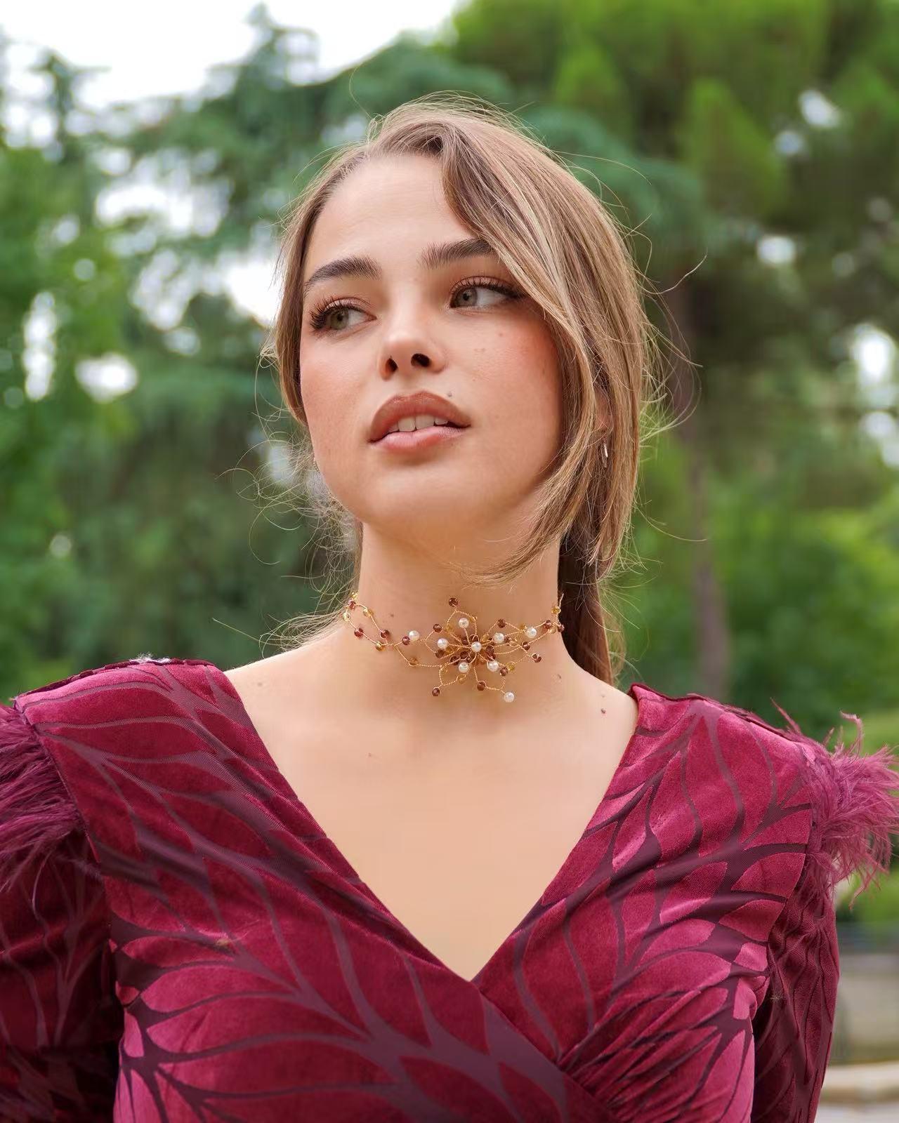CHOKER ALAMBRE FLOR
