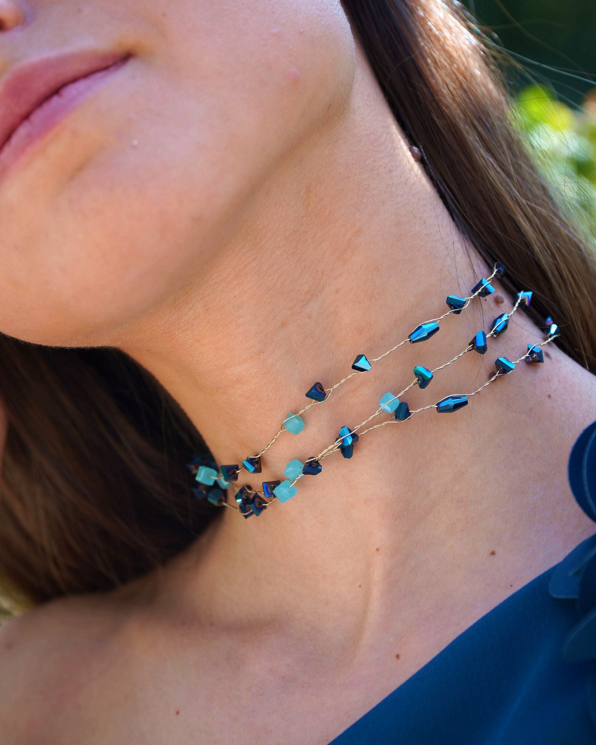 CHOCKER TURQUOISE
