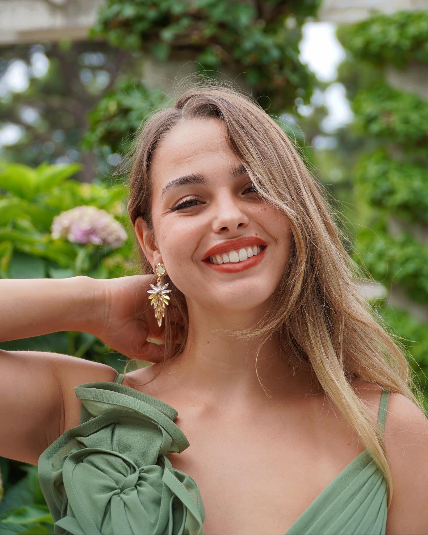 PENDIENTES FIESTA CHAMPAGNE