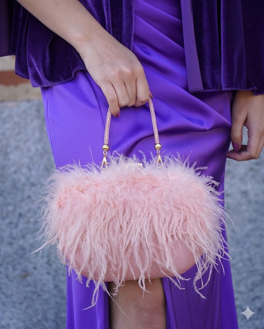 BOLSO RIGIDO PLUMAS