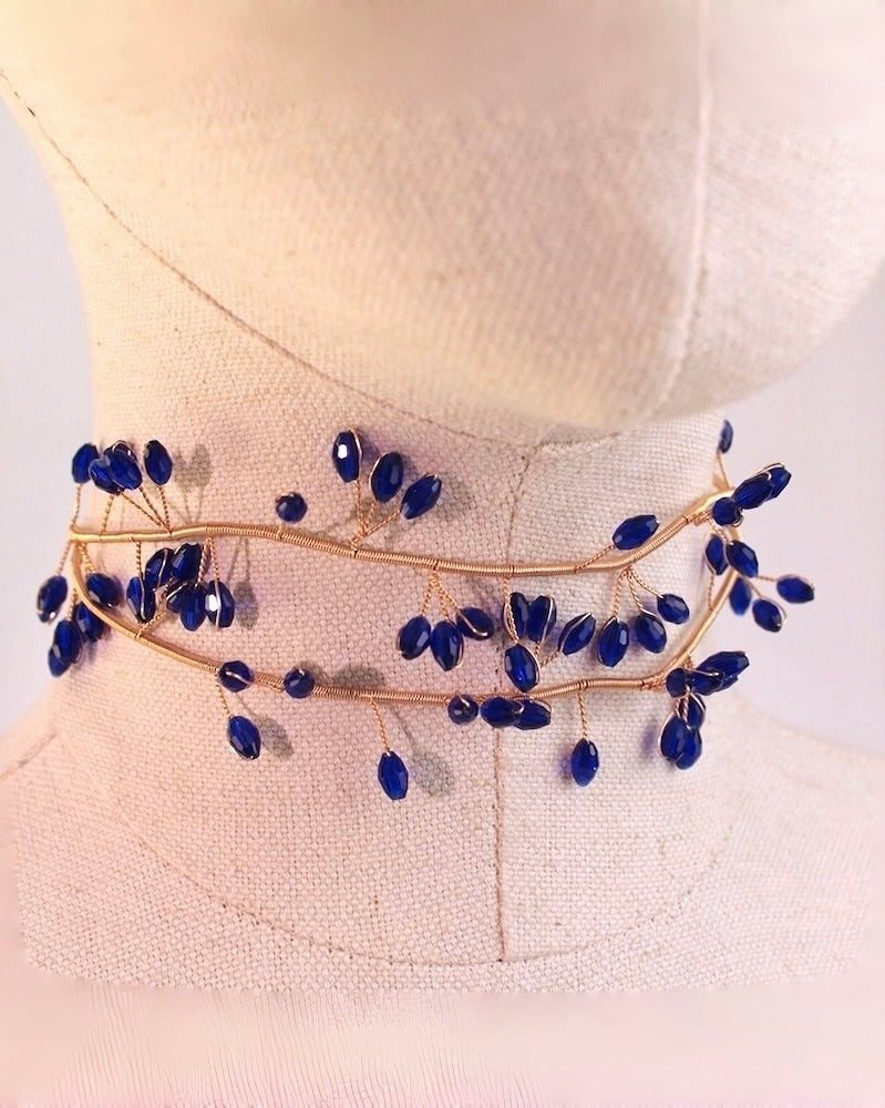 CHOCKER ALAMBRE CRISTAL