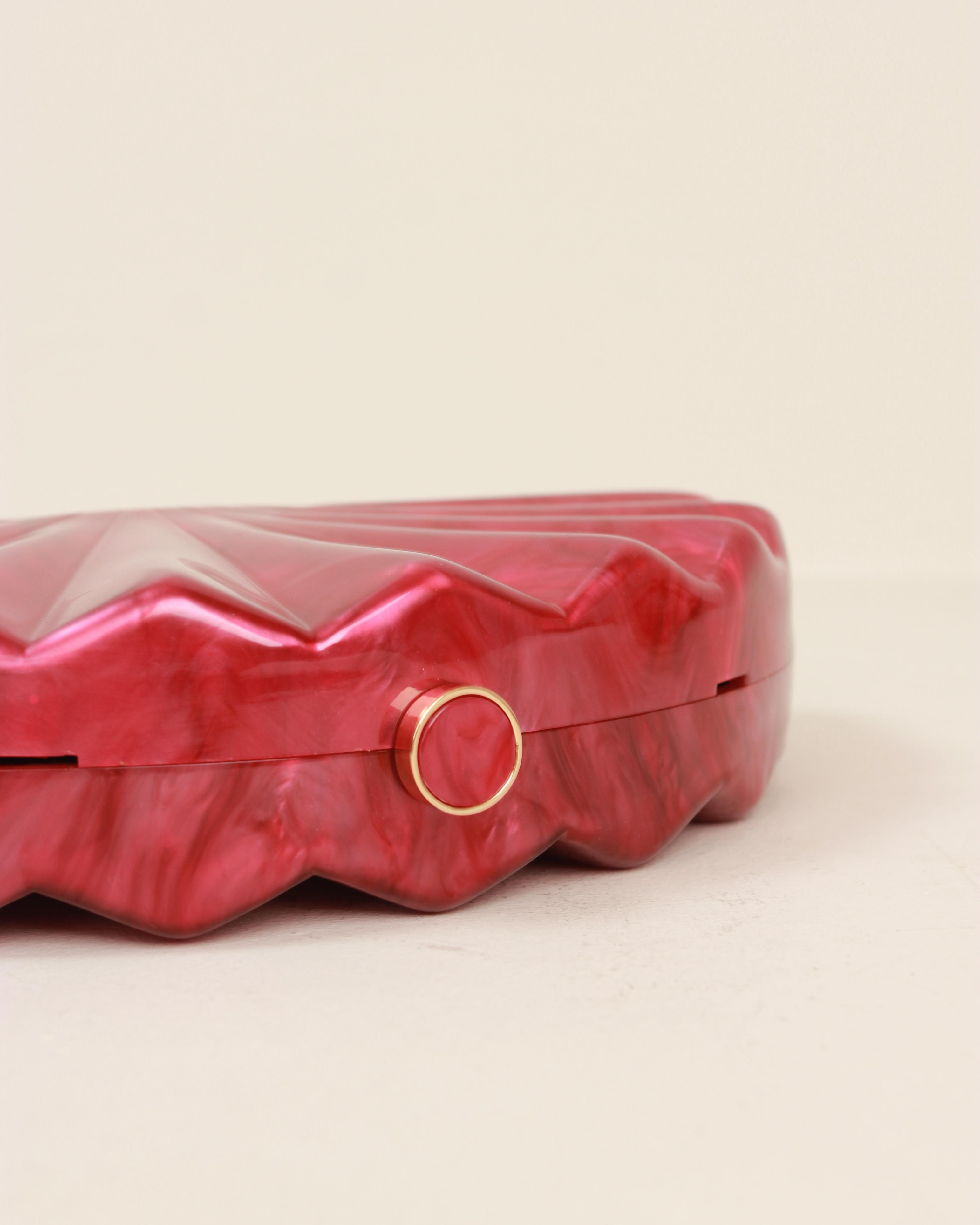 CLUTCH ABANICO NACARADO