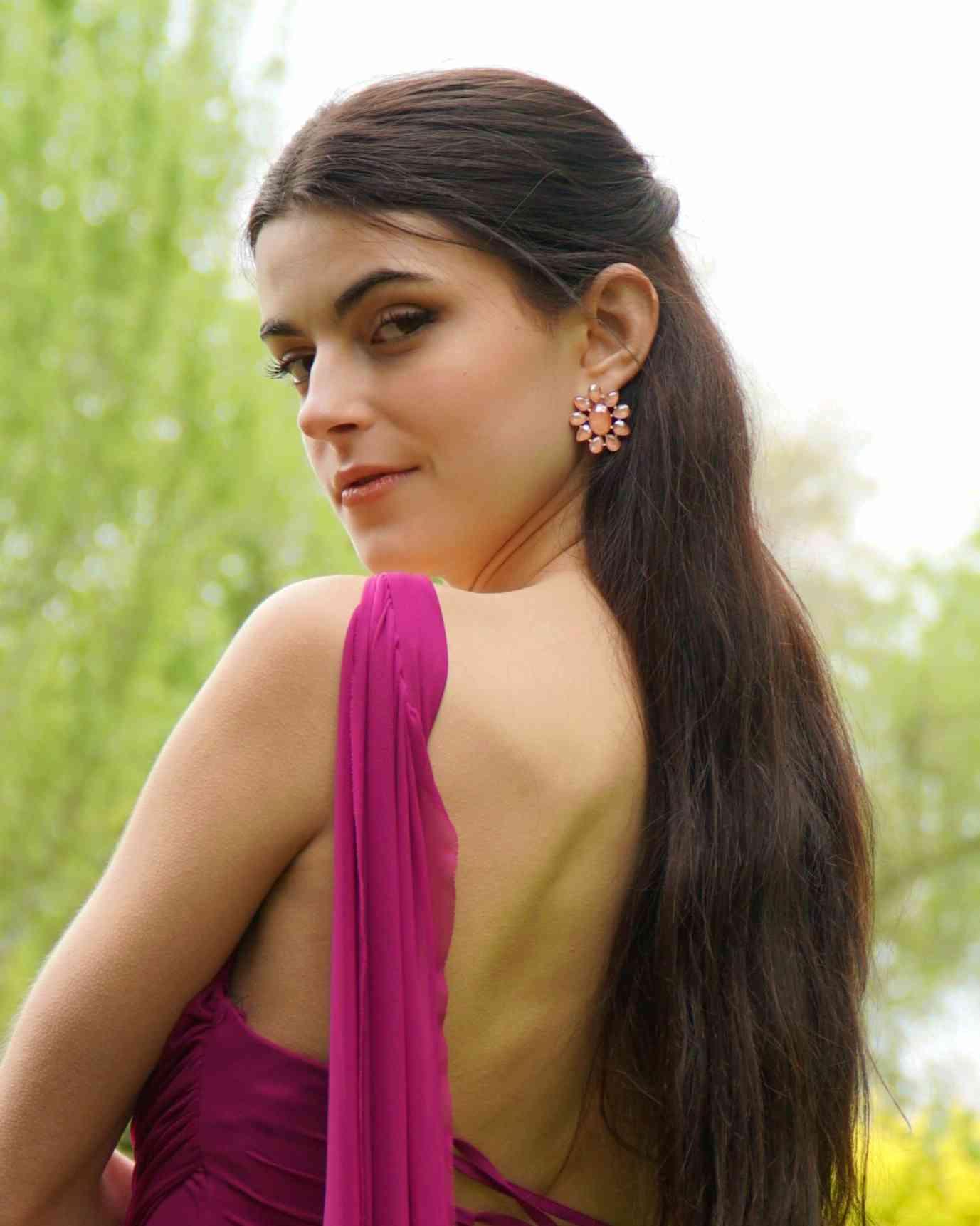 PENDIENTES CRISTAL  MARGARITA