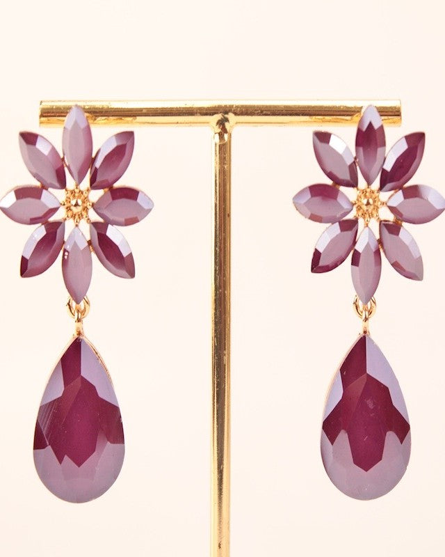 PENDIENTES FLOR GOTA