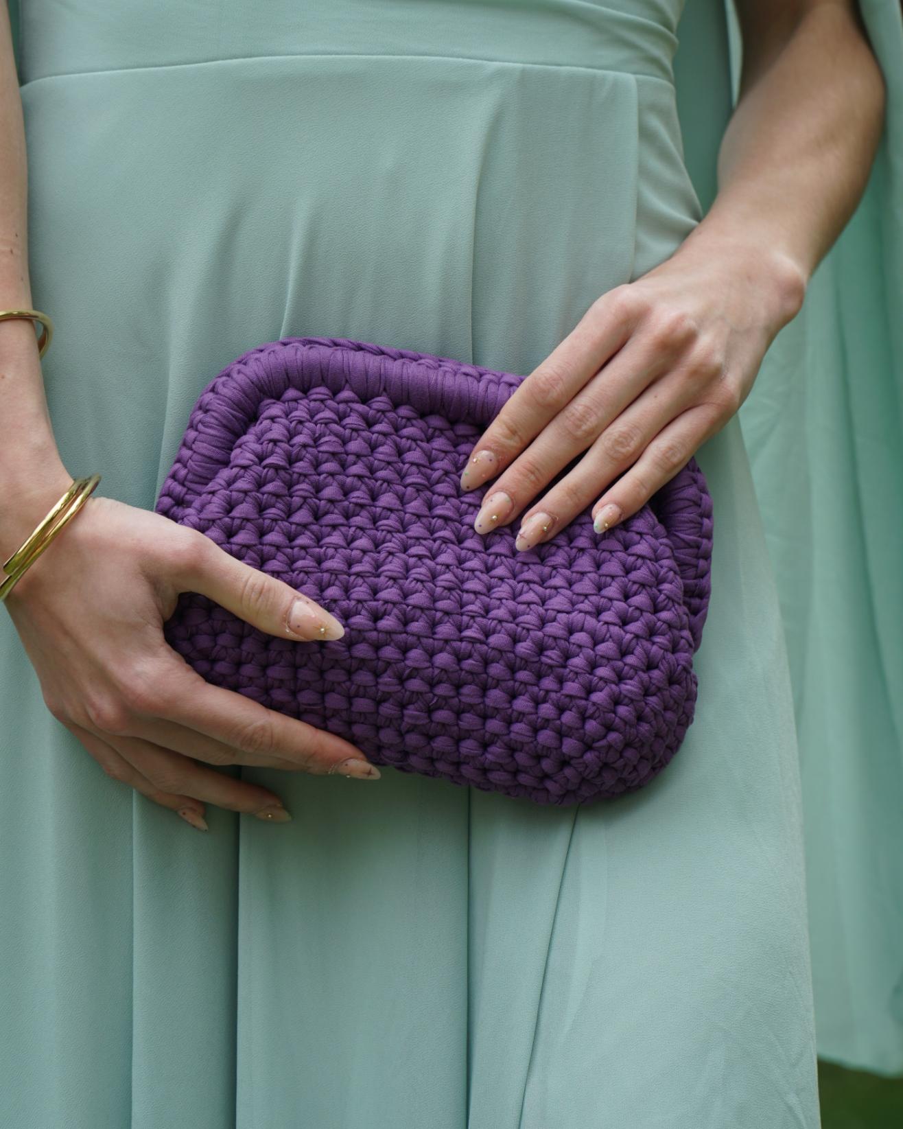 CLUTCH TRENZADO TEJIDO