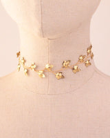 CHOCKER DORADO HOJAS DE ARCE